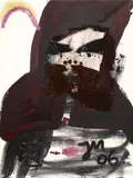 Jonathan Meese, Gummeltoni im Nietzschie gefangen, 2006, Mixed media on canvas