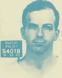 Russell Young, Lee Harvey Oswald (from the serie: pig portraits), 2002, Acrylic and silkscreen on canvas