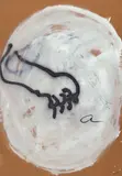 Antoni Tàpies, Urpa, 1989, Mixed media on card
