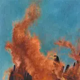 Karin Kneffel, Feuer XI (1), 1993, Oil on canvas