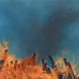 Karin Kneffel, Feuer XI (3), 1993, Oil on canvas