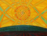 Josef Scharl, Der Requiem-Zyklus, 1951/1952, Oil on canvas (in 7 parts) 62/