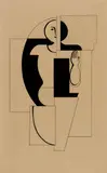Willi Baumeister, Apoll (Apoll I), 1921/1922, Lithograph on smooth simili japan