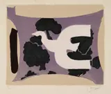 Georges Braque, L'Atelier (Affiche pour l'Atelier de Braque), 1961, Colour lithograph on chamois-coloured wove paper with watermark "RIVES"