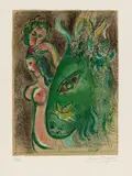 Paradies by Marc Chagall, Colour lithograph on wove paper with watermark "Arches", sold Jun 2018