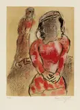 Marc Chagall, Thamar, die Schwiegertochter Judas', 1960, Colour lithograph on wove paper with watermark "Arches"