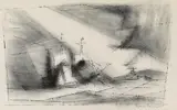 Lyonel Feininger, Off the Coast, Stone 3 (Vor der Küste, Stein 3)