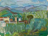 Werner Gilles, Landschaft bei Palinuro