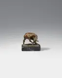 Esel, am Bein knabbernd by August Gaul, 1915, Bronze, offered Jun 2018