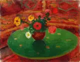 Albert Marquet, Fleurs sur un guéridon (Siniyyah)