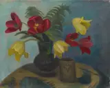 Otto Modersohn, Tulpen, 1937, Oil on canvas