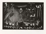 Pablo Picasso, Au Théatre, 1966, Etching on Velin de Rives