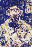Vater und Sohn by Christian Rohlfs, 1933, Tempera and watercolour on firm watercolour laid paper, offered Jun 2018