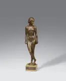 Richard Martin Werner, Stehender weiblicher Akt, Bronze