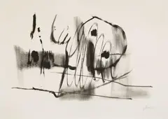 Ohne Titel by Fritz Winter, 1954, Öl auf Papier, offered Jun 2018