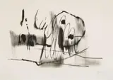Fritz Winter, Ohne Titel, 1954, Öl auf Papier