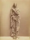 Emil Brugsch, The mummies of Ramses II. and Seti I., 19. dynasty, c. 1881, 4 albumen prints. From