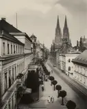 Zeughausstraße by August Sander, c. 1935, Gelatin silver print printed before, sold Jun 2018