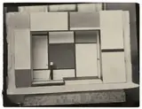 Untitled (Three stage sets designed by Piet Mondrian for 'L'éphémère est )éternel' by André Kertész, 1926, 3 vintage gelatin silver prints. Each approx, sold Jun 2018