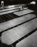 Ludwig Windstosser, Grobblechwalzwerk, 1950s, Vintage ferrotyped gelatin silver print on Agfa-Brovira paper