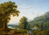 Jacob Philipp Hackert, View of Maddaloni, Oil on canvas