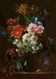 Arnoldus Bloemers, Floral Still Life, Oil on panel