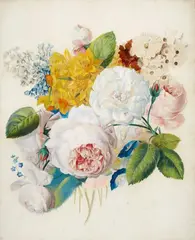 Hartinger, Floral Still Life, Watercolour