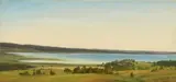 Eduard Schleich the Elder, Lake Starnberg, Oil on card