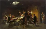 The Music Rehearsal by Reinhard Sebastian Zimmermann, Oil on canvas, mounted on panel, offered May 2018