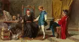Francesco Peluso, Interior Scene with an Alchemist