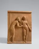 Adolf von Hildebrand, The Courtship, Terracotta relief. Adolf von Hildebrand is considered to be one of the most important German sculptors of the 19th century. Like Hans von Marées, Anselm Feuerbach, and Arnold Böcklin, he too derived inspiration from the art of ancient and contemporary Italy. In Florence, where he spent the first half of his career developing his artistic style, he purchased the former abbey of San Francesco di Paola. A marble version of “The Courtship” (