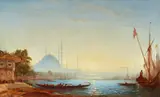 Félix Ziem, View of Istanbul and the Bosporus