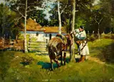 Józef Brandt, Study of a Polish Horseman