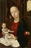 Central Rhine School active around 1470, The Virgin and Child, Oil on panel