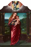The Virgin and Child by Adriaen Isenbrandt, Oil on panel (parquetted), sold May 2018