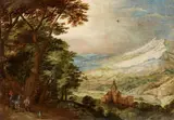 Joos de Momper, Riders in a Mountainous Landscape