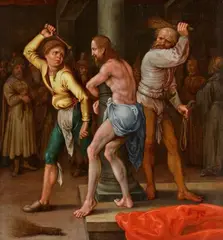 Georg Vischer, The Flagellation of Christ, Oil on panel
