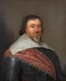 Cornelius Jonson (Janssens) van Ceulen, Portrait of an Officer, Oil on canvas (relined)