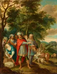 Noah and the Ark by Frans Wouters, Oil on copper, sold May 2018