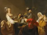 Aert Jansz Marienhof, Musical Company, Oil on canvas (relined)