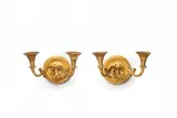 Karl Friedrich Schinkel, A pair of small cast iron wall appliques