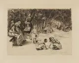 Max Liebermann, Spielende Kinder