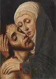 Antwerp School circa 1540, The Lamentation of Christ, Oil on panel