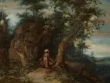 Saint Francis in the Wilderness by circle of Jan Brueghel the Younger, Oil on copper, sold Mar 2018