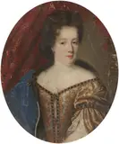 German school 2nd half 17th century, Portrait of Duchess von der Marck, Oil on canvas