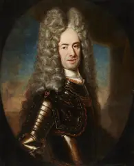 attributed to Jan Frans Douven, Portrait of Baron Franz Friedrich von Norprath, Oil on canvas