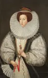 Probably English School 16th century, Portrait of a Lady in a Ruff, Oil on panel