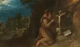 Saint Francis at Prayer by circle of Frans Francken the Younger, Oil on copper, offered Mar 2018