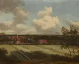 Bleaching Fields near Haarlem by follower of Jan van Kessel Ii, Oil on canvas (relined), offered Mar 2018