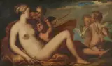 Venus and Cupid with Putti by in the manner of Pietro Liberi, Oil on canvas (relined), offered Mar 2018
